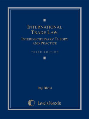cover image of International Trade Law